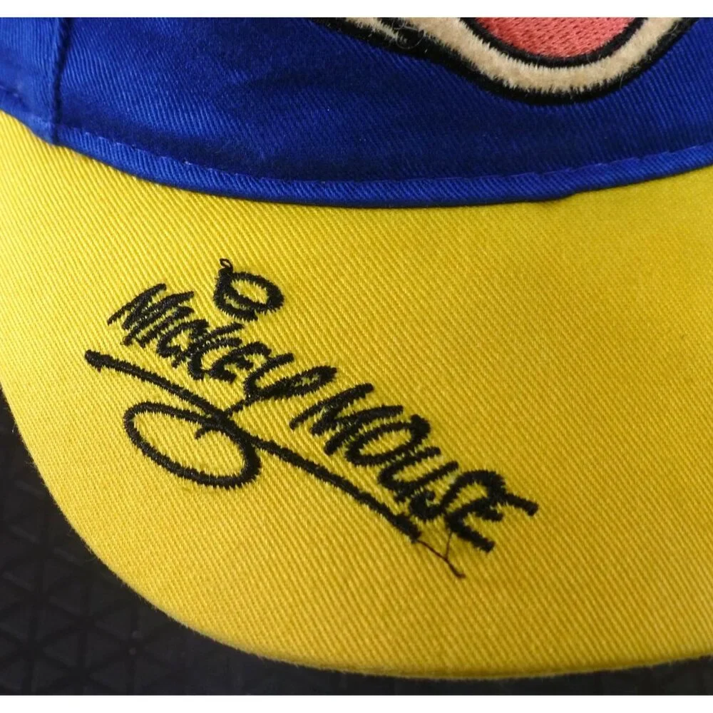 Disney Mickey Mouse Youth Cap‎ W/ 3D Ears & Yellow Brim